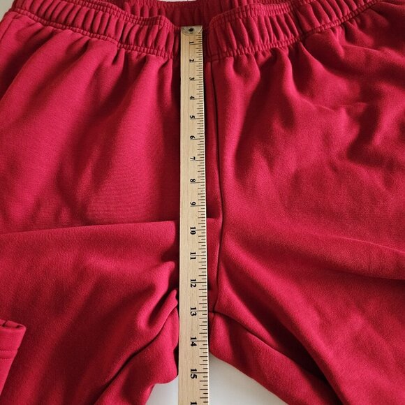 Fabletics Sweatpants Women 2X Red Pockets Fleece Inside FB5732 Active Athleisure - Picture 5 of 16